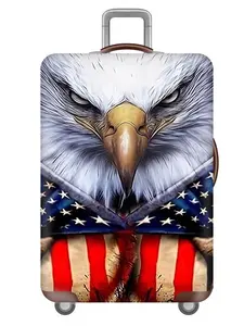 High Elastic Luggage Cover Protective Anti-Scratch Dustproof Suitcase Sleeve Durable Travel Accessory Fits 18-32 Inch Luggage for Airline & Road Trips