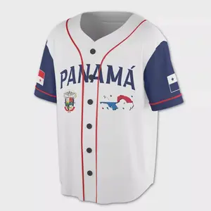 Personalized Panama Flag Coat Of Arms Baseball Jersey Custom Name Number  Panamá Camisa