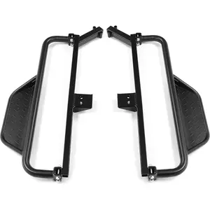 Nerf Bars Running Boards Compatible with 2018 2019 Club Car Onward Golf Carts Drop Down Side Step with Step Brackets Left & Right Steel Pair Superior Performance Fitment Powder Coated Electrophoresis