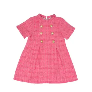 Emerson Hot Pink Tweed Dress