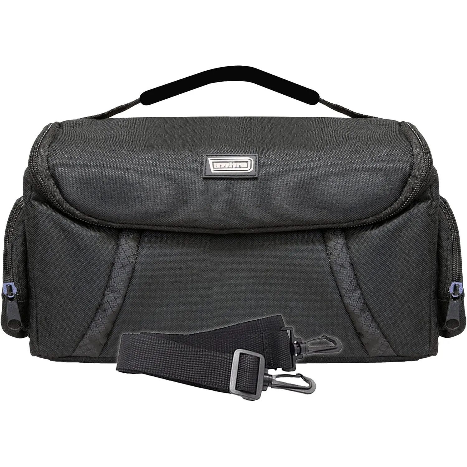 DSLR and Video Camera Gadget Bag - Large Protective Case Includes Padded Dividers Handle and  Strap Compatible with  Camera Brands Fits 1-2 DSLR Cameras 4 Lenses and Accessories
