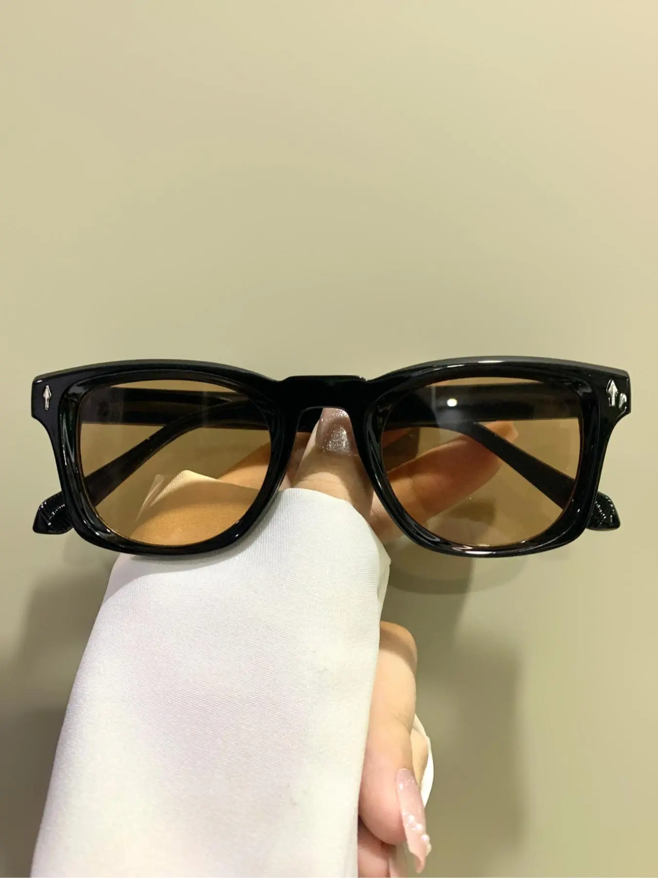 Unisex Simple Style Tinted Lens Sunglasses, Trendy Casual Sunglasses for Everyday Use, Fashion Accessories for Outdoor Activities
