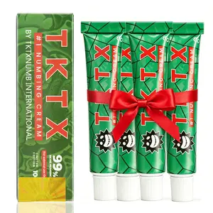 TKTX Numbing Cream For Tattoos - Limited Edition Painless Procedure 99% Strong Tattoo External Cream ( 10g*4 Pack）