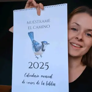 2025 Spanish Bible verse calendar - Muéstrame El Camino