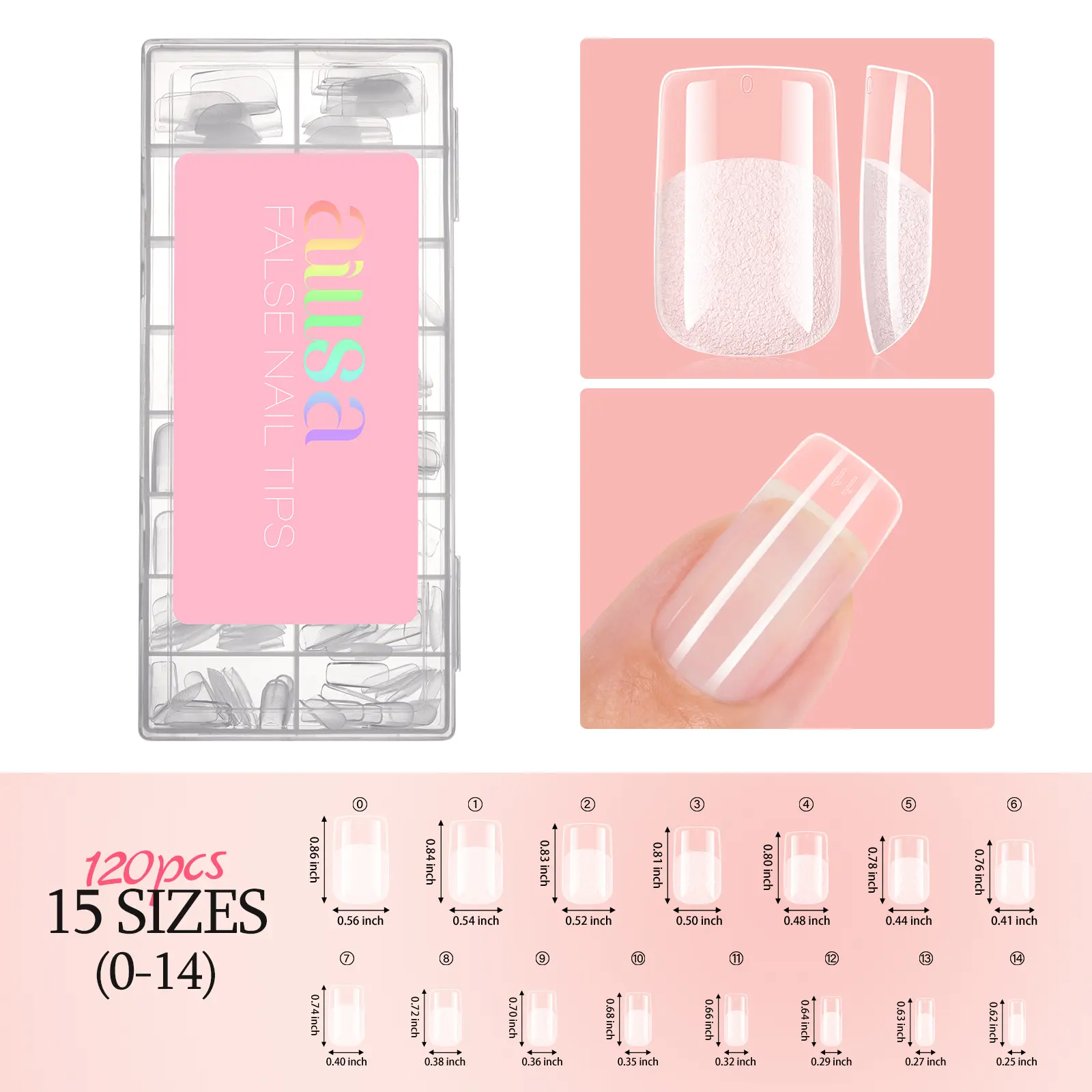 Matte Grip Fit- S Square-120pcs