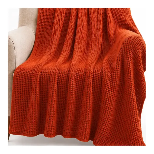 Brushed Waffle Knit Stretchy Fabric - 58-60in Wide Poly-Ray-Spandex Blend with Brushed Finish, Sold per Yd for Dressmaking, Fashion Accessories