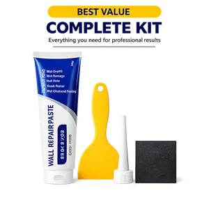 Home Drywall Patch Repair Kit with 250g Quick-Drying Wall Mending Agent, Multi-Functional Heavy-Duty Concrete Sealant, Waterproof Adhesive Caulk, Self-Adhesive Paste