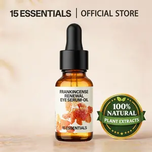 Frankincense Under Eye Oil for Dark Circles & Puffiness,Anti-Aging Eye Serum Oil for Fine Lines & Wrinkles, Lightweight Hydrating Eye Treatment