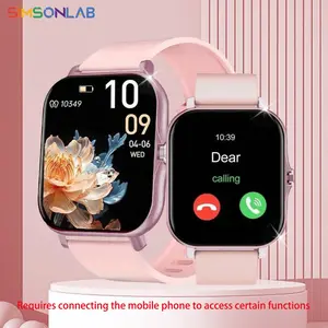 SIMSONLAB Multifunctional Touchscreen Smartwatch, 1 Count Fashionable Digital Watch with Weather Forecast & Music Control Function, Sports Smart Watch for Women & Men, Ideal Gift（Requires connecting the mobile phone to control music&call）