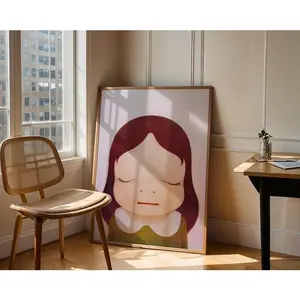 Yoshitomo Nara poster Cosmic Girl Eyes Closed Yoshitomo Nara Print