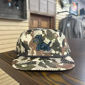 Black Lab Rope Hat - Wetland Camo