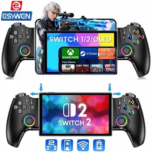 ESYWEN Switch2/Switch/Mobile Gaming Controller with Hall Effect Joysticks Support Xbox Cloud Steam Link GeForce Now