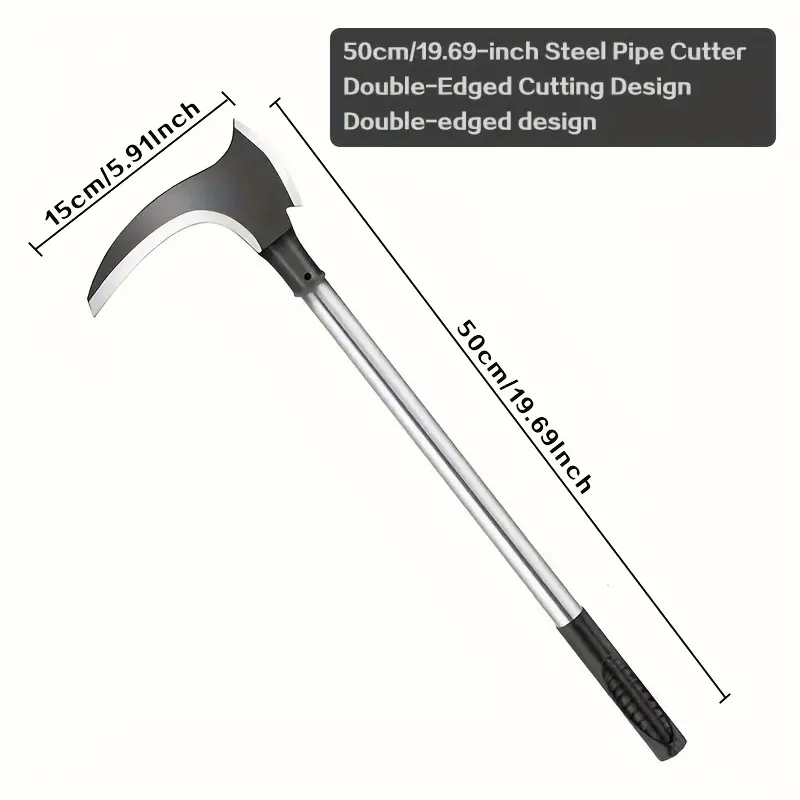 Multi-Purpose 20-Inch Long-Handled Garden Pruning Shears High-Manganese Steel Blade Multi-Functional Tool For Cutting and Trimming Branches, Stems, Vines, and Tough Plants in Yards, Gardens, Outdoors, and Agriculture