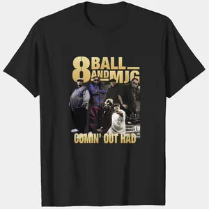 8Ball and MJG Hiphop TShirt, 8Ball and MJG Vintage Shirt, 8Ball and MJG RnB Rapper Heavy Cotton Gildan