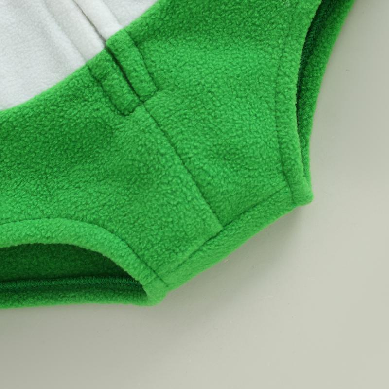 Newborn Baby Boy Girl Halloween Costume Frog Costume Sleeveless Hood Zipper Romper and Solid Socks Baby Halloween Outfit