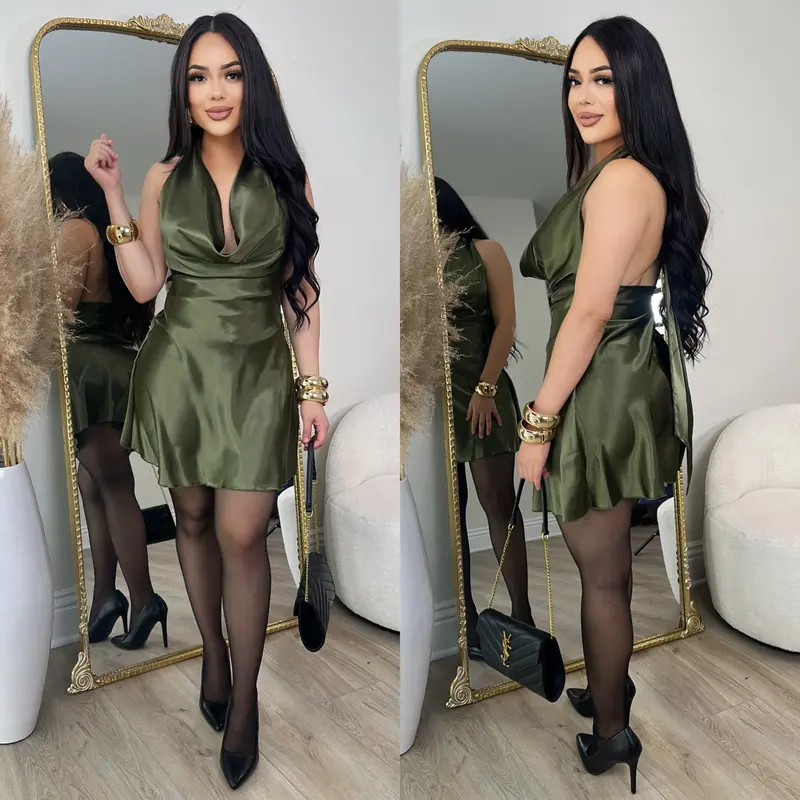 Satin overlay dress sage green asos - TikTok Shop Satin overlay dress sage green asos - TikTok Shop