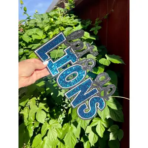 LET’S GO LIONS - CHENILLE PATCH