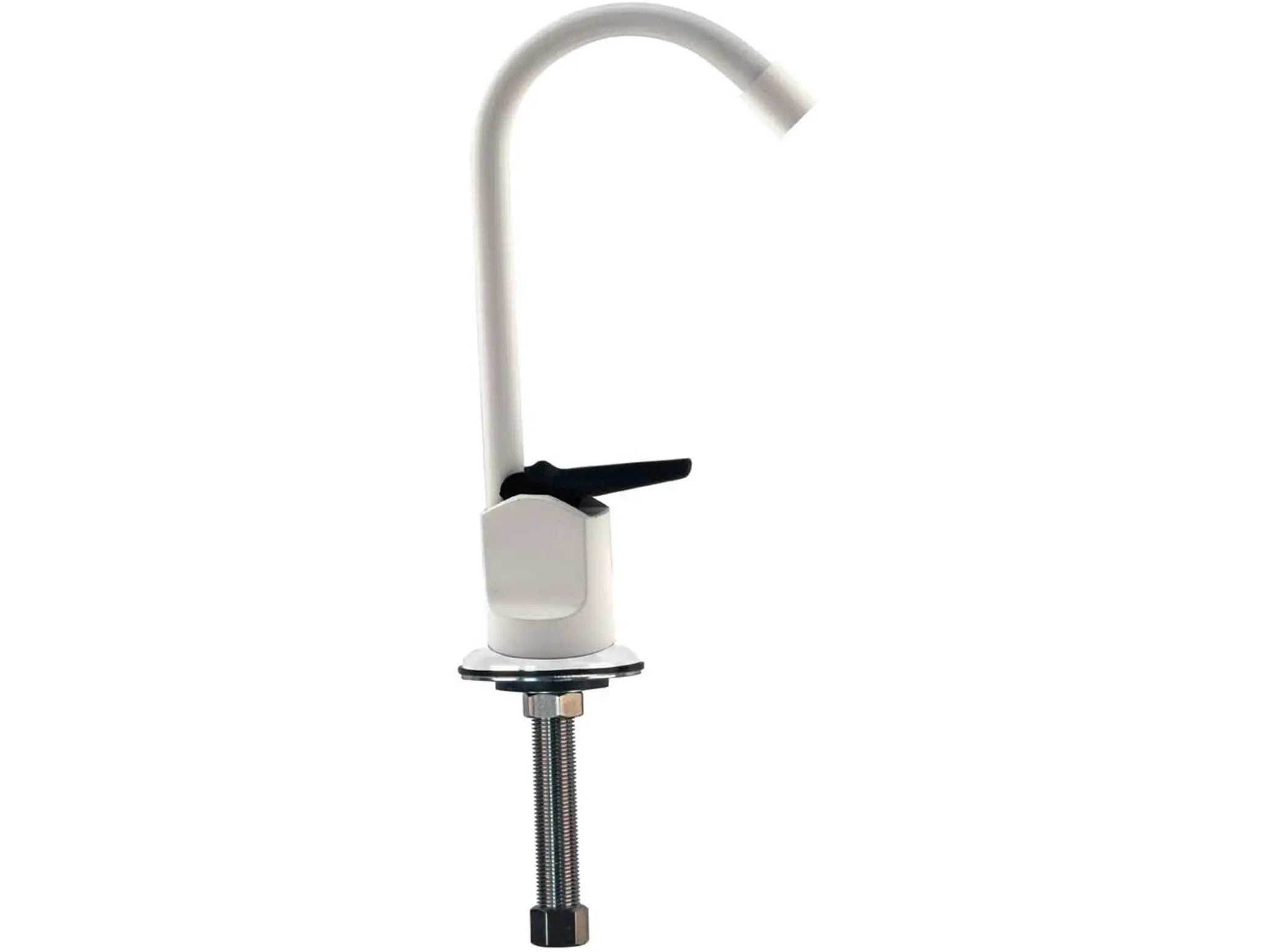 Westbrass D203-NL-50 6 in. Touch-Flo Style Pure Water Dispenser, White