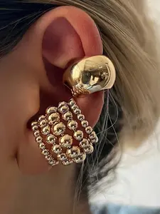 Fashionable C-shaped Earrings, Fashion Jewelry for Party, Daily Clothing Decor, Trendy All-match & Exquisite Jewelry for Birthday Gift