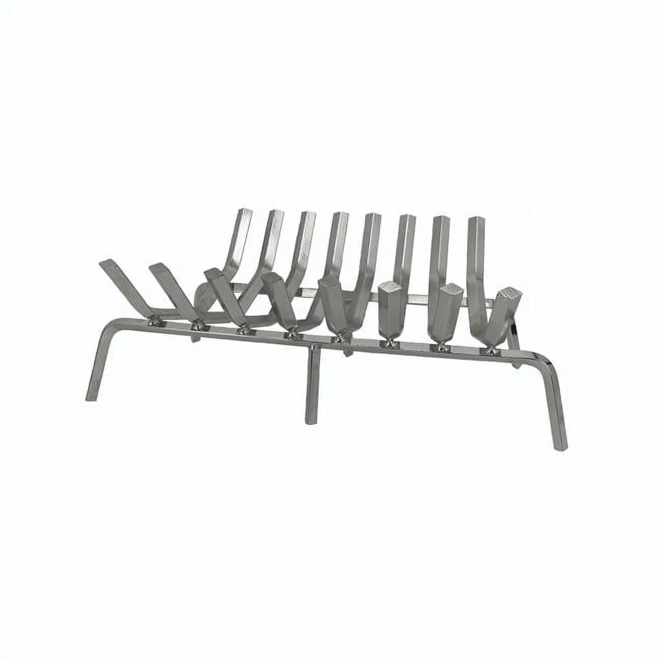 Dagan SS-GTG8828-8 Metal 8-Grate Stainless Steel, 38 lbs, Adds Ambiance, Easy Alternative to Campfires, Ideal Outdoor Centerpiece for Patio Heaters & Fire Pits