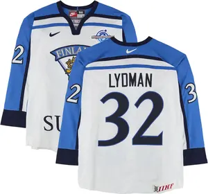 Toni Lydman Team Finland Game-Used #32 White Jersey from the 2004 World Cup of Hockey - Fanatics Authentic Certified