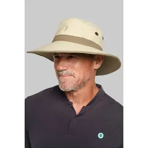 Unisex Matchplay Wide Brim Golf Hat | Tan/Khaki