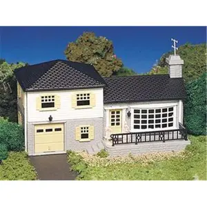 212 MAIN Bachmann Williams HO Scale Split-Level Miniature House Kit, Construction Set for Farm Animal & Poultry Supplies-Inspired Play, Ho Miniature House