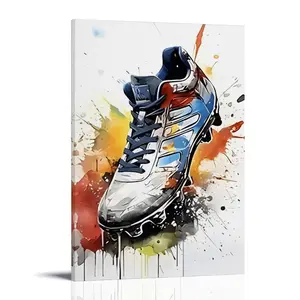 Football Boots-poster Posters Music Album Cover Posters Canvas Wall Art High-Resolution Vintage Band & Artist Prints for Room