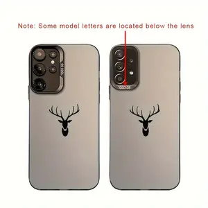 Phone Case - Super Cool Deer Head Phone Case for Samsung Galaxy A03/A04/A04E/A05/A05S/A10/A10S/A11/A12/A13/A14/A15/A20/A21S/A22/A23/A24/A25/A30/A30S/A31/A32/A33/A34/A35/A50/A52/A53/A54/A55/A70/A71/A72/S10/S10+/S20/S20Ultra/S21/S21Fe/S22/S22Ultra/S23