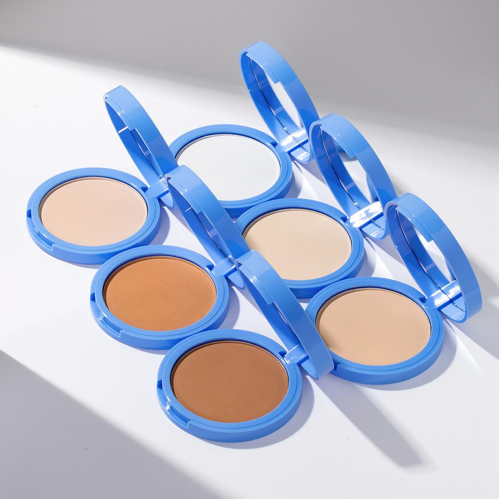 Long-Lasting Oil Control Concealer Powder, Waterproof Lightweight Natural Makeup Finish, Covers Facial Imperfections and Blemishes, Setting Powder for Flawless Look, Ideal for Daily Wear and On-the-Go Touch-Ups