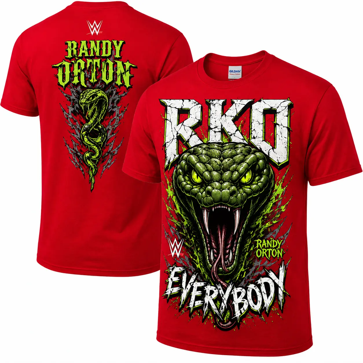 WWE Randy Orton RKO Everybody Viper T-Shirt, Vintage Graphic Champion Tee – Y2K Premium Cotton Top Trendy Streetwear Unisex Wrestling Gift for Fans Made in USA