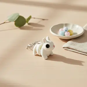 Baby Bunny Keychain