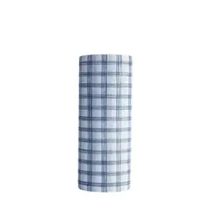 Highly Absorbent Blue Checkered Lazy Cloth, Multifunctional Kitchen Cleaning Cloths, Disposable Dishwashing Towels, Soft Non-Woven Fabric