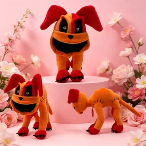 Poppy Playtime Cute Smiling Monster Plush Toy, Soft Kawaii Critter Doll, Trendy Stuffed Animal Gift for young people