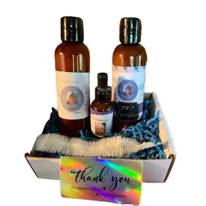 Baby's Doll Hair Care Products Set - Includes Shampoo Deep Conditioning Leave In Conditioner Hair Growth Oil & Bonus Shampoo Thank You for Supporting Small Business