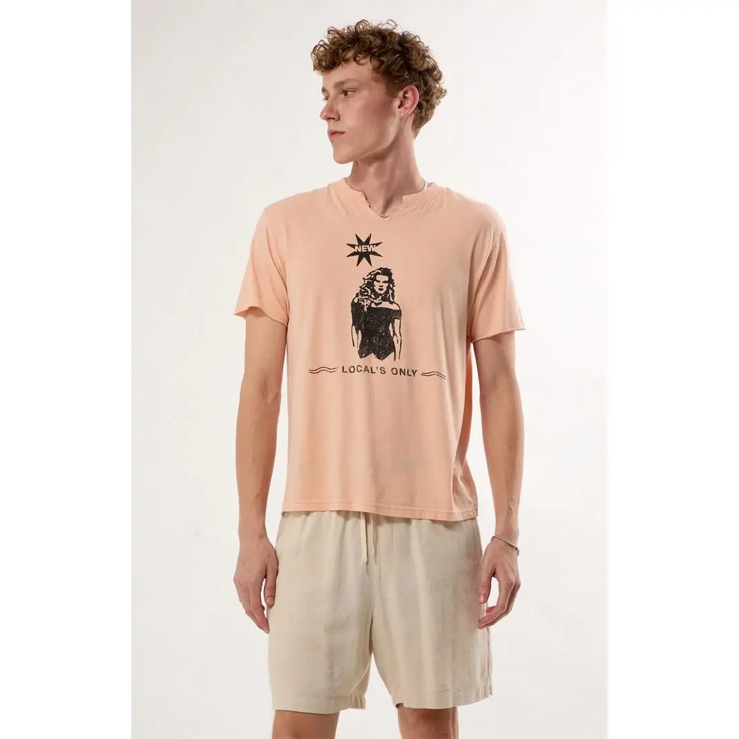Pacsun Men's Locals Only Rolled Hem T-Shirt