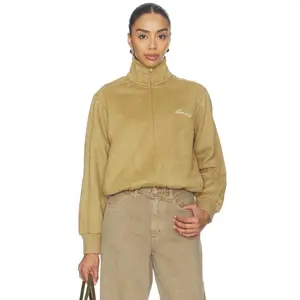 Fear of God ESSENTIALS Signature Vintage Fit Track Jacket in Dune