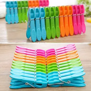 Plastic Clothes Pegs for Drying Clothes, Windproof Clothes Pegs for Travel, Plastic Clips, Windproof Underwear Clips, Drying Clips