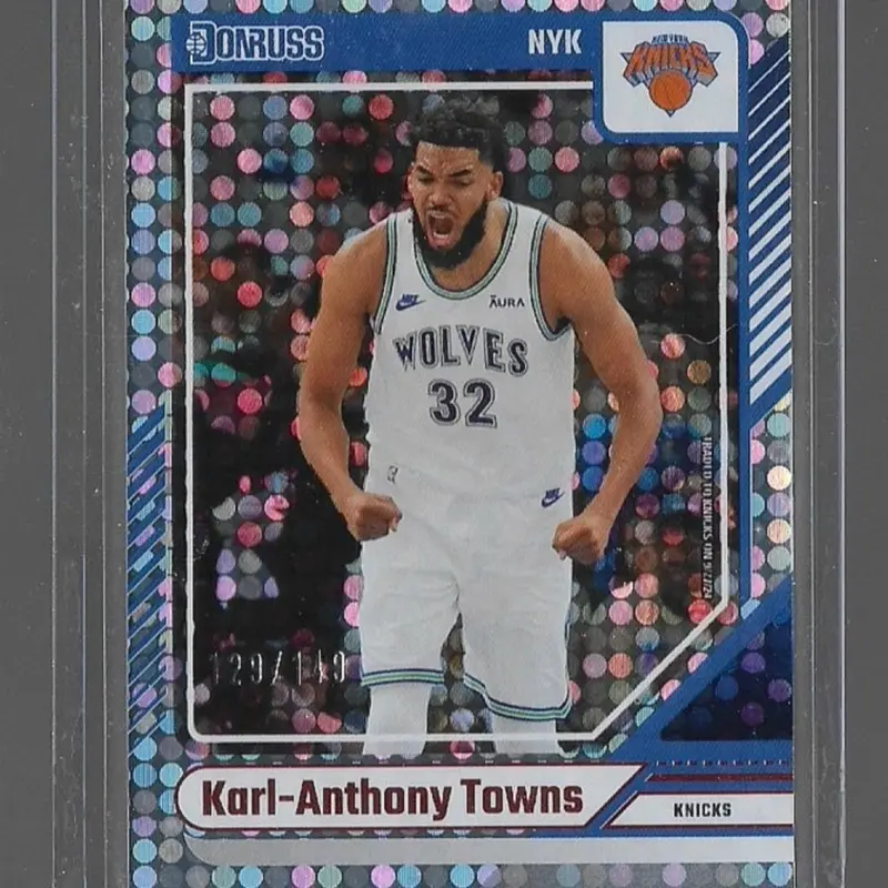 Panini Donruss 2024-25 Karl-Anthony Towns Knicks #8 Holo Laser Parallel /149