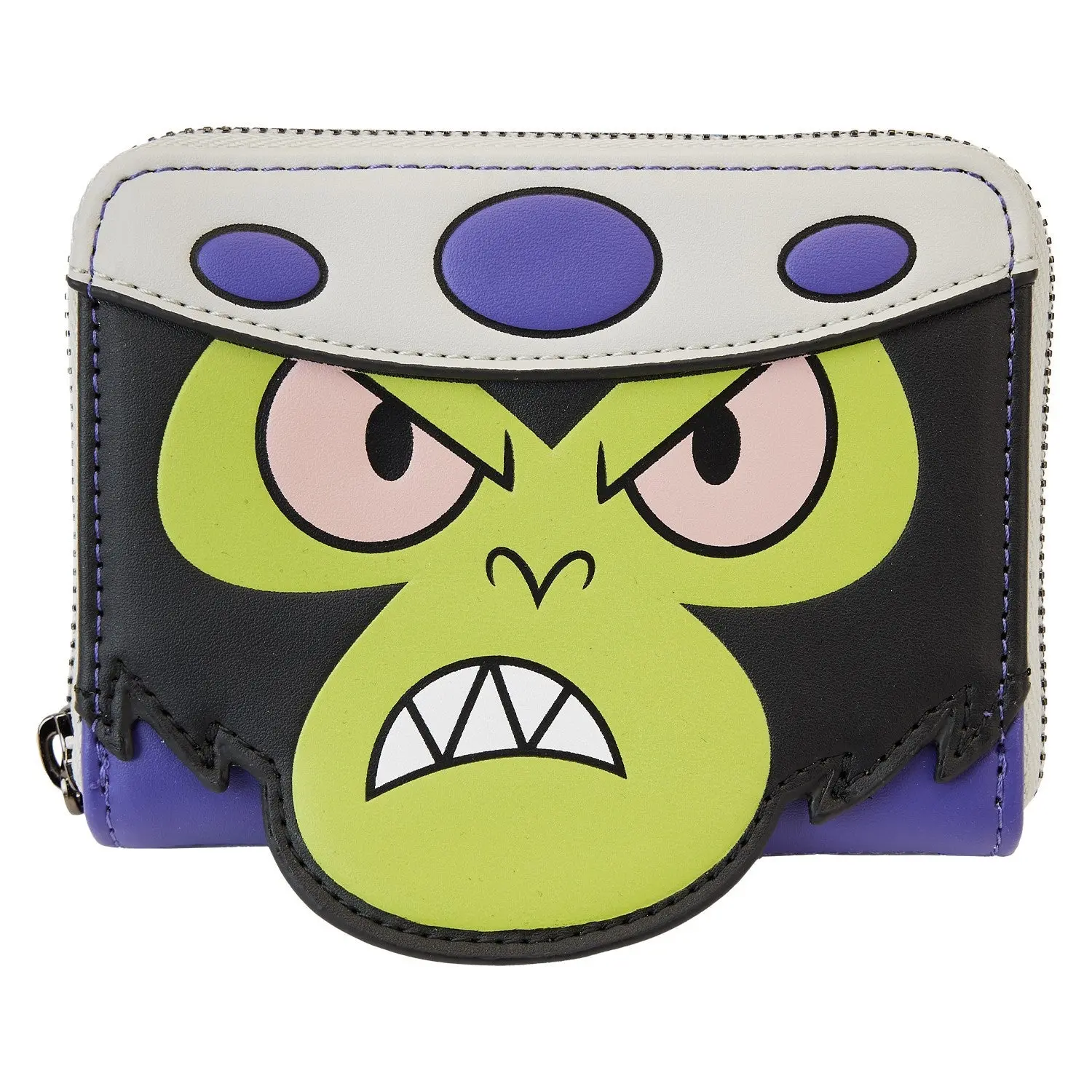Powerpuff Girls Mojo Jojo Glow Cosplay Zip Around Wallet
