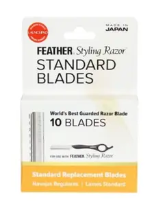 Jatai Feather Styling Razor Standard Blades - 10 Blade #F1-20-100 Jatai Feather Styling Razor Standard Blades - 10 Blade #F1-20-100