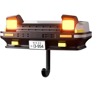 Sudali AE86 MX5 Miata Key Holder JDM Key Hook Key Rack Storage Rack Wall Decoration Suitable for Entrance, Front Door, Corridor, Office (AE86-Black and White)