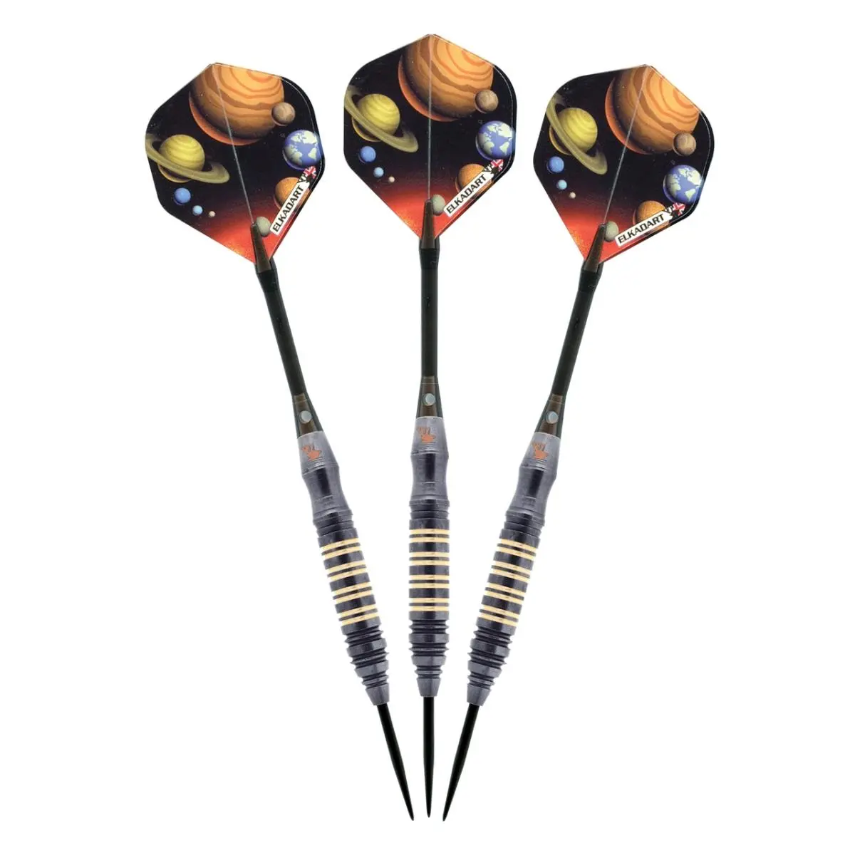 Elkadart 22-0721-21 Orbital Steel Tip Darts, Multi-Color - 21 g