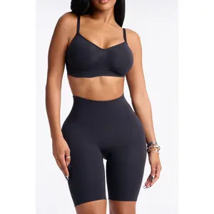 Nova Sculpt Seamless Strong Compression Butt Lifting Thigh Shaper - Black