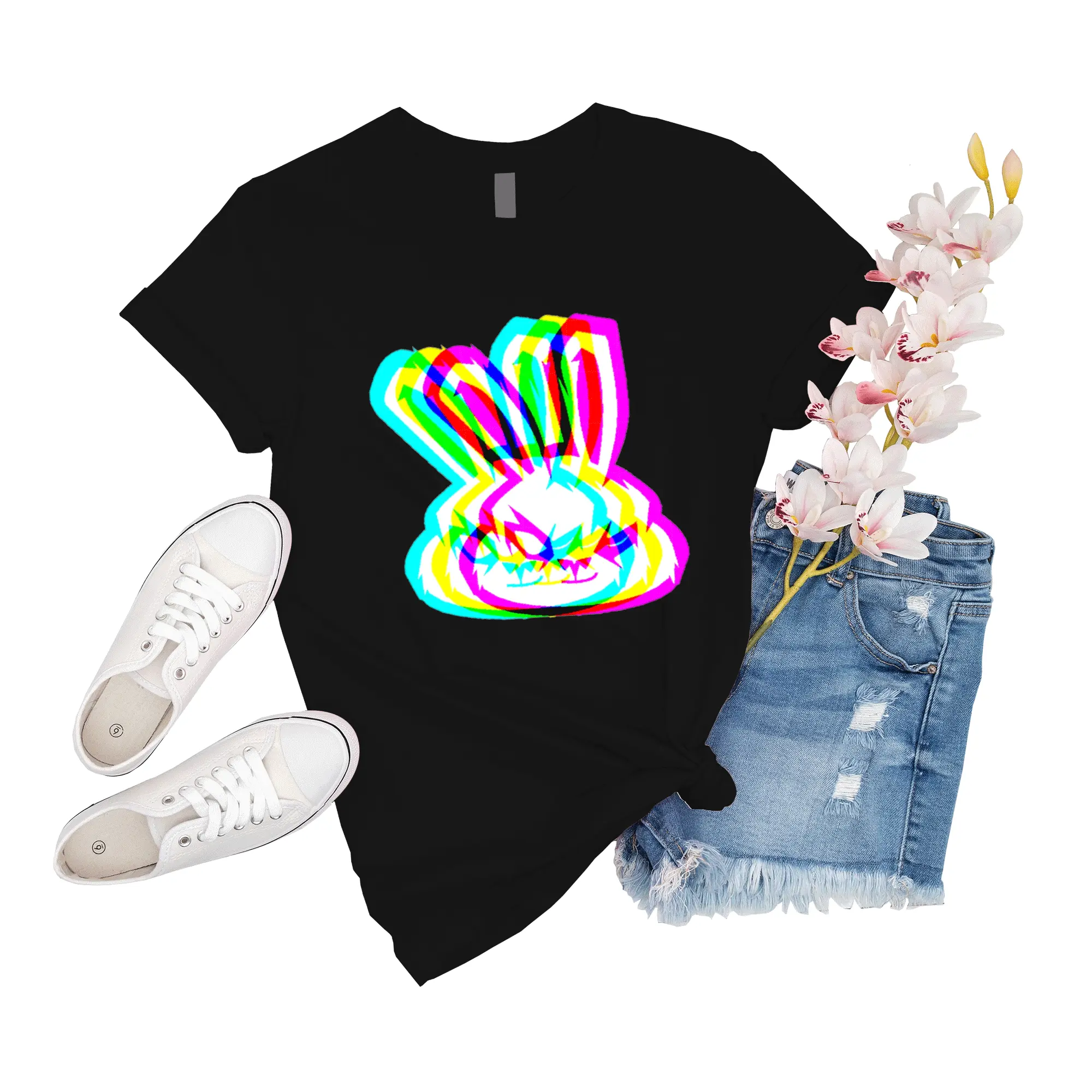 T-Shirt Unisex Viper Valorant Edits Sneak Energy Bunny Rgb Event Shirt Gift For Men Big Family Friend Tee Sleeve Shirts