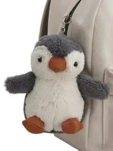 Adorable Plush Penguin Bag Charm, Soft Cute Healing Penguin Keychain, Creative Female Key Ring, Perfect Gift for Holidays and Birthdays