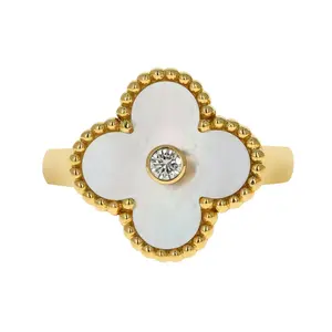Pre-owned Van Cleef & Arpels Vintage Alhambra Ring