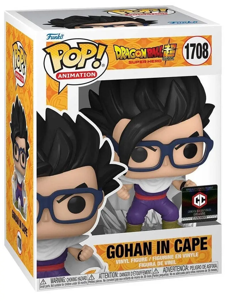 Funko Dragon Ball Super New Collectible Figurine - Vinyl Figure, Chalice Series #1708, Gohan in Cape