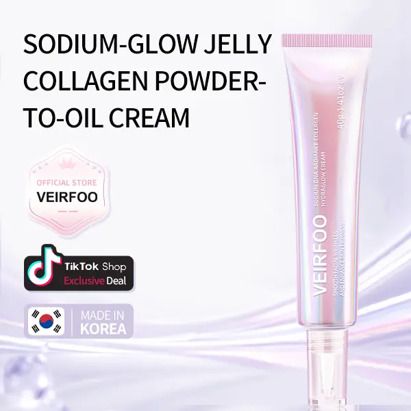 Korean Brands VEIRFOO PDRN Liftsnap Flash Cream 40g for Rapid Hydration Soothing Instant Redness Relief