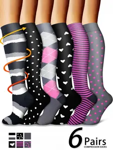 Unisex's Socks, Sports Socks for Circulation, Running, Nurses, Pregnant Women, Sports Socks for Men & Women